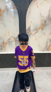 Jersey Anak PANKIS Kids – Desain Robot Gundam Keren Warna Ungu Edisi Terbatas + Packaging Eksklusif
