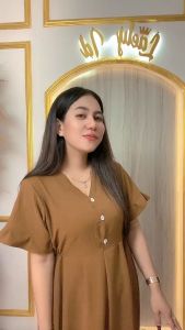 Home Dress Terbaru Hana Dress Busui Friendly Cringkle Airflow Premium