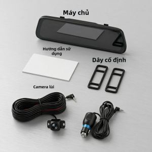 Camera Hành Trình Kép 4K Full HD 1080P Trước Sau Ghi Hình Tự Động DVR Với Chức Năng Giám Sát Đỗ Xe 24H Hộp Đen Xe Hơi