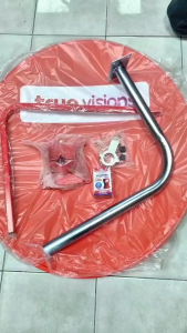 ชุดจานดาวเทียมทรู True Visions(สีแดง) ขนาด 75 CM พร้อมLNB 2ขั้ว หรือ 4ขั้ว ของแท้ ใหม่แกะกล่อง 💥