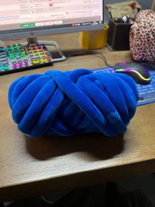 Sợi Len Siêu Mềm Mịn 500G Sợi Bông Dày Lõi Chắc Dạng Ống Dùng Để Làm Chăn Mũ Đan Tay Thủ Công Đan Móc Thảm Mềm Lớn