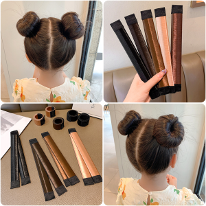 Kids Tie up a Bun Hairstyle Updo Gadget New New Arrival Lounger Hair Device Girl Ring Pop Headdress for Hair Ties Summer