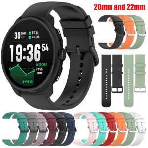20 22mm Band For SUUNTO RACE 2 S/RUN/VERTICAL/5 9 PEAK PRO Soft Silicone Watch Strap For COROS PACE 3 APEX 2 Pro correa Bracelet