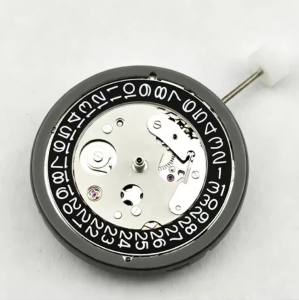 China NH35 Movement Black Calendar NH35 Automatic Mechanical Movement High Accuracy 24 Jewels Mod Watch Replacement Japan NH35A