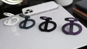 Double Sided Magnetic Phone Ring Holder Portable Folding Cellphones Stand Car Bracket Phone Accessories for iPhone Huawei Xiaomi