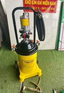 Máy bơm mỡ khí nén bơm mỡ hơi dung tích 12 lít
