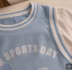 Gaun Sukan Gaya Kasual Kanak-Kanak Perempuan (Rekaan Dua Helai)