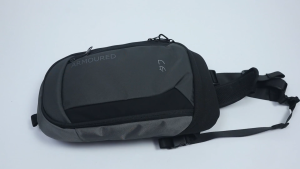 TUFF HUSTLR2+ Armoured Anti-Cut Crossbody Sling Bag with 10 Years Tear Warranty | 13 Inch Tablet Travel