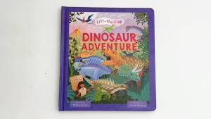 Dinosaur Adventure Lift the Flap Educational Book to Learn