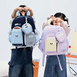 GrowSafe 2026 New Cartoon Ultra-Light Waterproof Childrens Schoolbag small backpack for kids