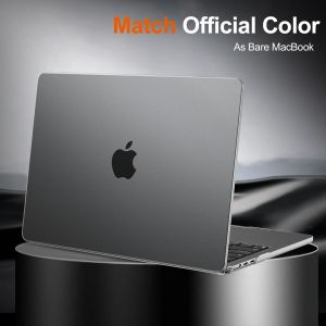 For Macbook Pro 14 M5 Chip 2025 CaseFor Macbook Air 13.6 inch M4 M3 M2 2025-2022 CoverMatte Protective Case