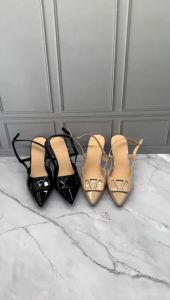 High Heels Stiletto Fashion Korea Bahan Glossy H3050