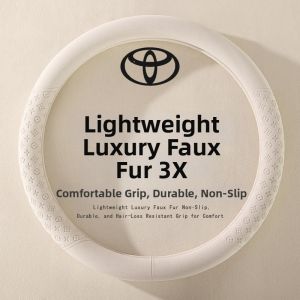 Leather Steering Wheel Cover Decorative Accessories