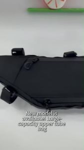 Eslnf(ESLNF) | 3.5L Large Capacity Extendable Road Bicycle Frame Bag Wear-resistant Cycling Storage Bag Waterproof MTB Tube Bag