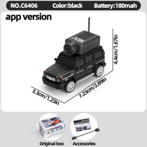 WLtoys 6406 1/64 Mini RC Off-Road Truck 720P HD FPV Camera 2.4G & APP Dual Control Toy Gift for Boys