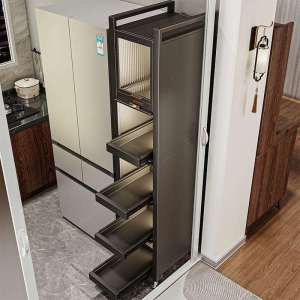 Ultra Narrow Gap Organizer Sliding Shelf
