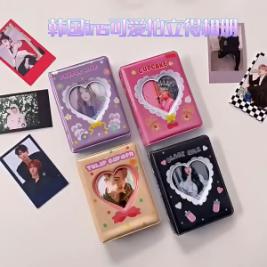 Sanrio Card Album Photo Album 3 Inch Idol Photocard Collection Book Cartoon Kuromi My Melody Cover Card Holder Organizer Storage