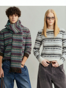 ULD | Scandinavian Nomadic Style Merino Wool Crewneck Sweater