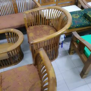 Set Kerusi Ranjang Jati Kerusi kayu Jati Teak Wood Chair