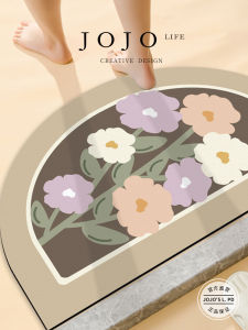 JOJOS L. PD.noon Quick Dry Absorbent Silicon Dendroid Mat Bathroom Entrance Door Mat Anti Slip Floor Rug Home Entrance Mat