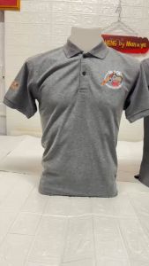 เสื้อโปโลชาย Glock สีเทาท็อป ผ้านิ่ม ใส่สบาย เสื้อโปโลชาย Glock สีเทาท็อป