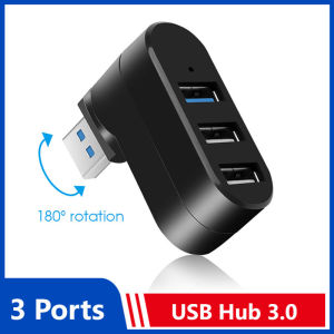 Hot Sale USB Hub 3.0 Adapter Rotate High Speed U Disk Reader USB Splitter 3 Ports USB 2.0 for Xiaomi Macbook Pro Laptop PC Accessories