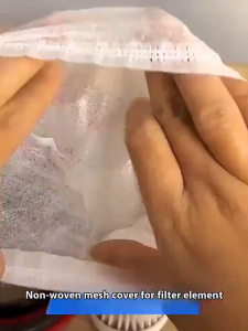 500Pcs Disposable Home Vacuum Cleaner Filter Mesh Durable Mesh Net Dust Collection Filter Cover Accessories For Vacuum Cleaner