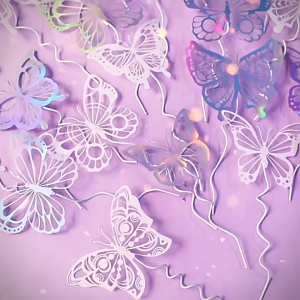 Fantasy Butterfly Decoration/Topper Kupu-kupu Buket Bunga