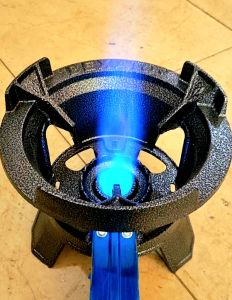 Combo bếp ga công nghiệp 7t2 khè phun tăng áp đầu đốt gang và van dây GAS