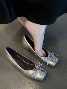 FANGXI | French Style Height-Increasing Leather Flat Shoes