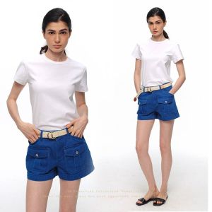 SHEITAOZI | High Waist Multi-Pocket Cotton Shorts