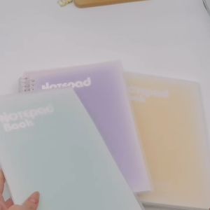 ร้านอยู่กทม.4เล่ม ขนาดA5 B5 สมุดโน๊ตมีห่วง 60แผ่น มีเส้น กระดาษสีถนอมสายตา สมุดสันห่วง 4สี