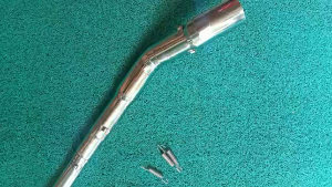 Stainless elbow Rusi gp150 f.i (51mm)