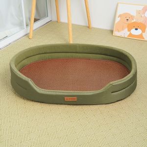 Removable Cover Dog Bed Cat Nest Semi-Closed Design Suitable for All Seasons Small Dogs Large Dogs Pets Soft Surface Sponge Inner Material