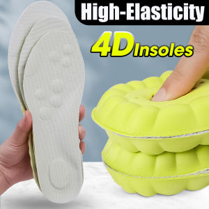 4D Latex thể thao PU lót siêu mềm đàn hồi cao Miếng lót giày chống đau khử mùi đệm đệm gan bàn chân chạy lót đế lót chân