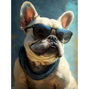 BILIBILI | Oil Painting By Numbers Kits Animal Pattern Number Drawing Canvas DIY Pictures By Numbers Home Decor