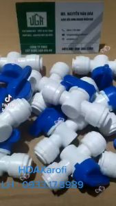 Van Khóa Tay 2 Đầu Dây 10 - Van Xả Tay Máy Lọc Nước RO