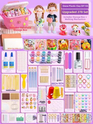 No-Bake Stone Clay DIY Craft Kit