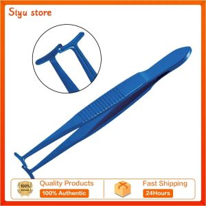 Titanium Alloy Fixation Forceps Tweezers Eyelid Fixing Forceps Eye Surgical Tool Ophthalmic Instrument