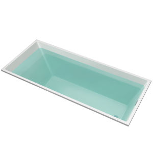 GUOGAN | Embedded Thin Edge Acrylic Bathtub 1m