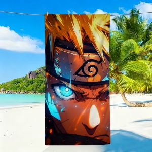 NARUTO | N-NARUTO Naruto Uzumaki Towel Sports Quick Dry Travel Camping Sandproof Soft Light Large Beach Towel