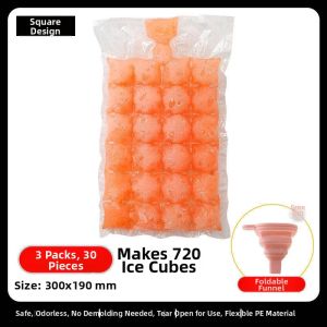 Food-Grade Self-Sealing Home Ice Tray