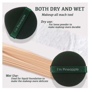 Makeup BB Air Cushion Makeup Powder Puff Wet Dry Foundation Sponge 7 Pc Per Set