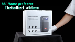 Toumei M1 Projector with WiFi and Bluetooth Mini Portable Projector with Built-in Rechargeable Battery for Outdoor 1080P Supported Electric Focus & Auto Keystone