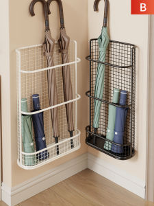 QINQI | Wall-mounted Drill-Free Large Capacity Umbrella Rack