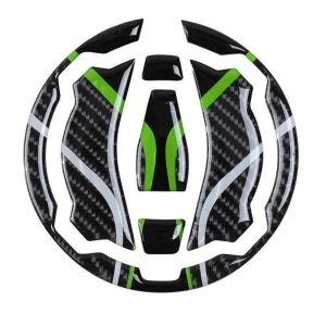 Motorcycle fuel tank cap sticker For Kawasaki Z900 Z400 Ninja 400 Ninja650 Z650 X300 New Versys 650 1000 3D Carbon Brazing Dimension Waterproof Film