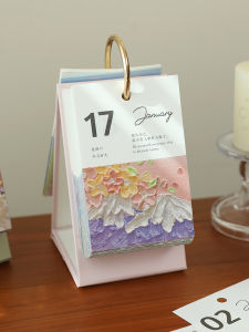 2027 New Style Tear-Off Tabletop Calendar Healing Ornament