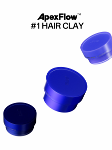 ApexFlow No.1 Hair Clay 10g Travel Size | Strong Hold Natural Matte Finish Messy Textured Humidity-Resistant Non-Greasy Styling for All Hair Types