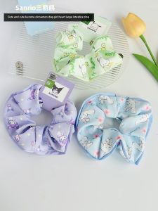Sanrio Fabric Hair Ties Cute Patches Dogs Gummy Bear Hair Bands Sweet Style Fairy Atmosphere Hair Accessories for Girls