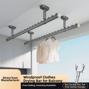 Windproof Heavy-duty Balcony Drying Rack
